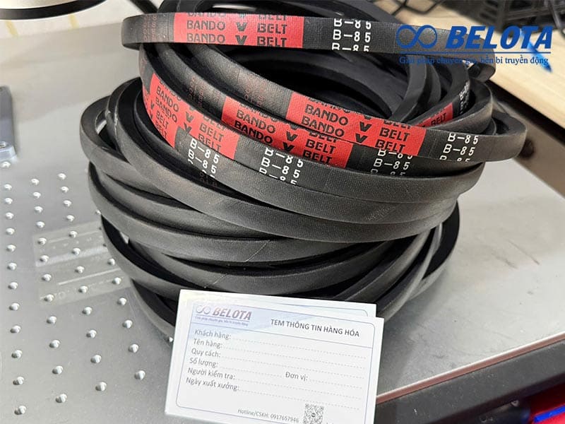 Belota luôn sẵn kho dây curoa từ nhiều thương hiệu khác nhau