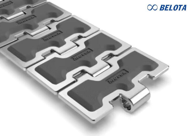 Các dòng băng tải xích inox gắn cao su