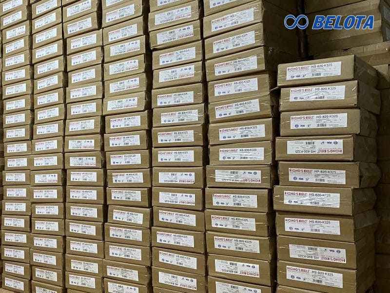 Các hãng băng tải xích nhựa chạy thẳng 820 mà Belota cung cấp