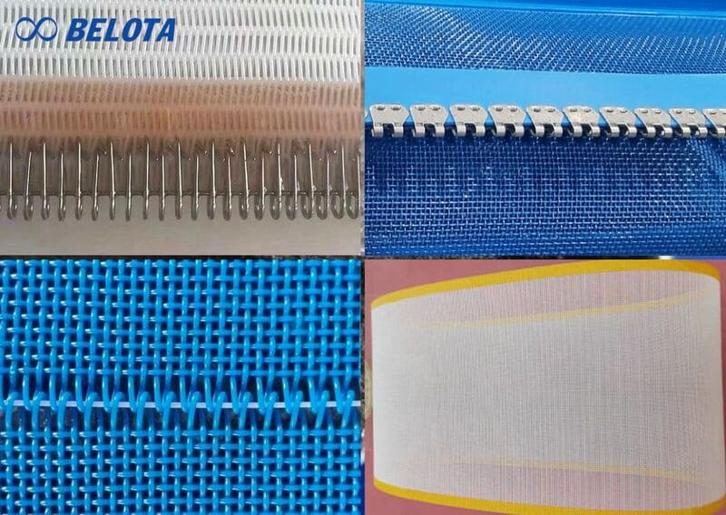 Các kiểu mối nối dùng cho băng tải lưới polyester dệt phẳng
