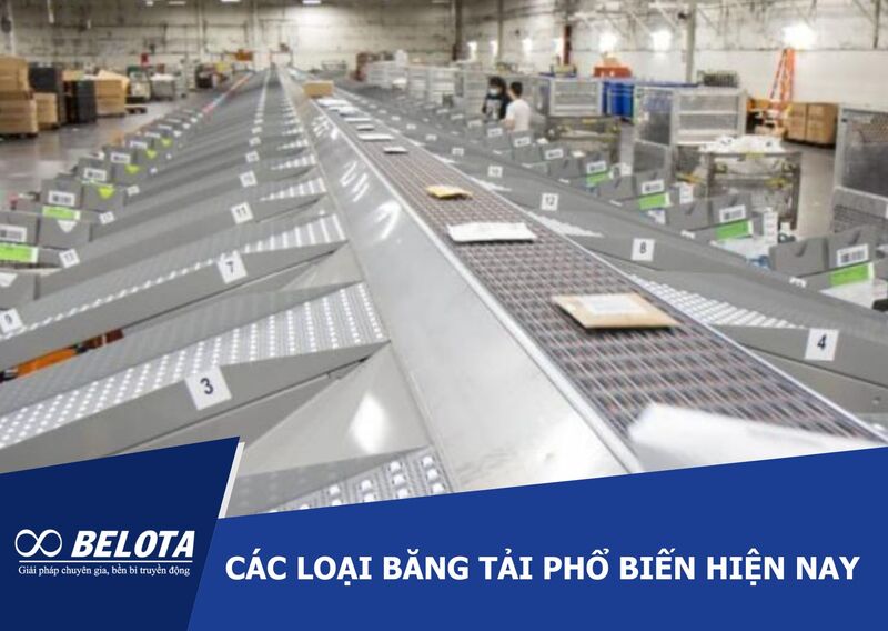 Các loại băng tải phổ biến hiện nay