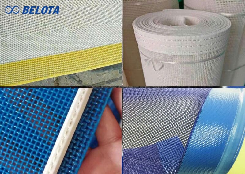 Các lựa chọn xử lý cạnh cho băng tải lưới polyester
