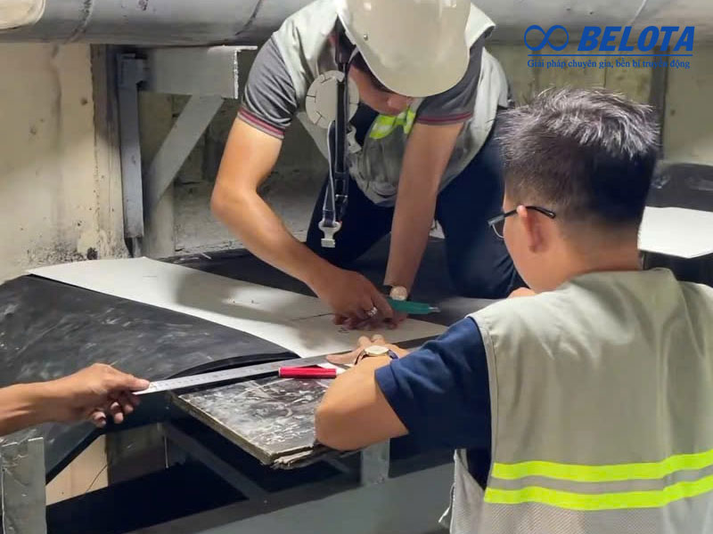 Cách nối băng tải cao su bằng phương pháp nối dán nguội