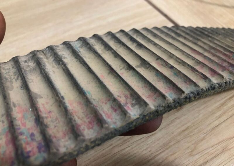 Cấu tạo băng tải cao su có rãnh