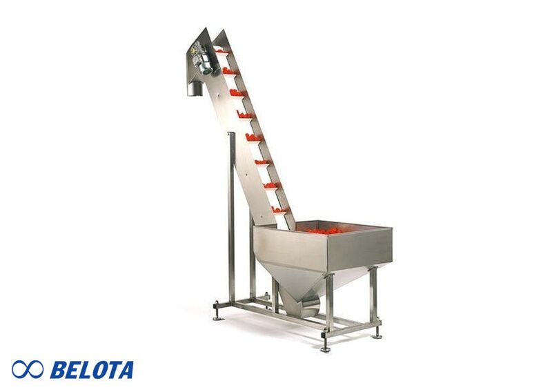 Cấu tạo băng tải cấp nắp chai tự động