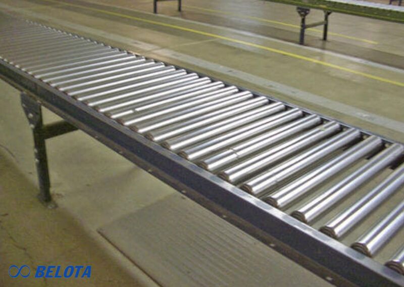 Cấu tạo băng tải con lăn theo từng loại phổ biến