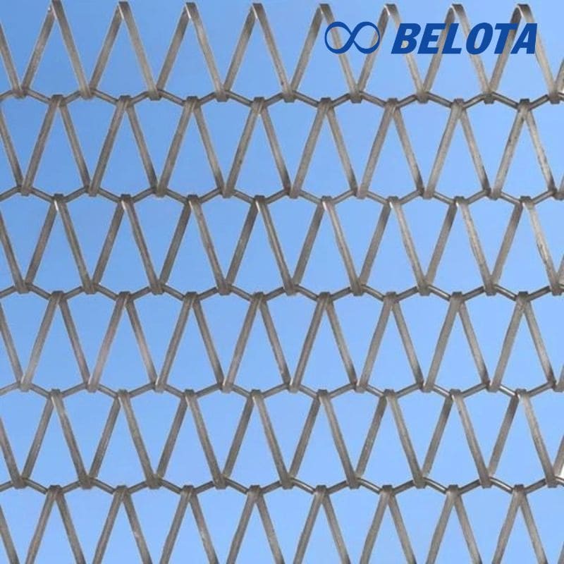 Cấu tạo băng tải lưới inox sợi dẹt