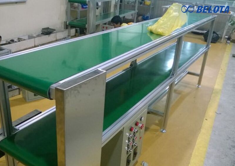 Cấu tạo cơ bản của băng tải PVC 2 tầng