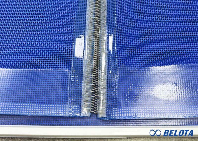 Cấu tạo của băng tải lưới polyester viền kín