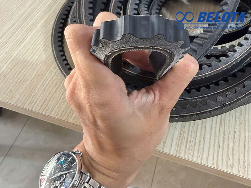 Chất liệu dây cao su Bando chính hãng (Ảnh chụp thực tế của Belota)
