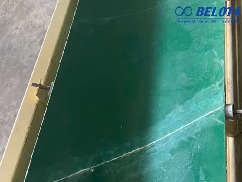 Chờ keo khô mối nối băng tải