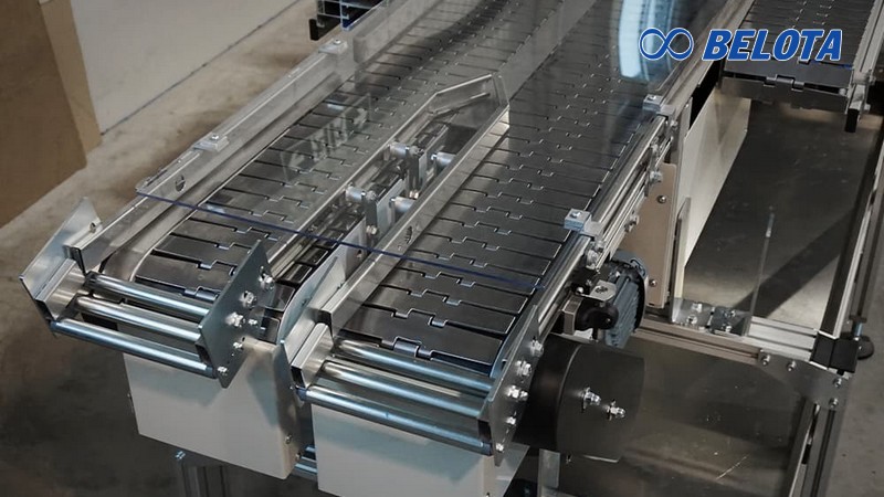 Có hai loại băng tải xích phổ dụng là băng tải xích nhựa và băng tải xích inox