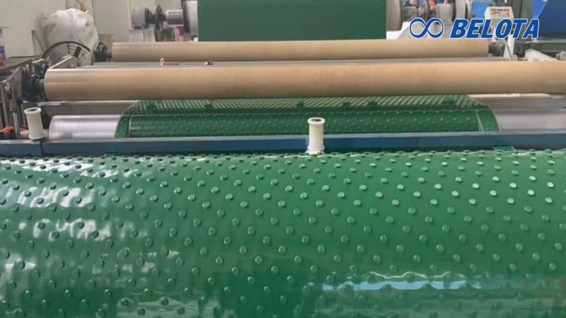 Băng tải PVC xanh