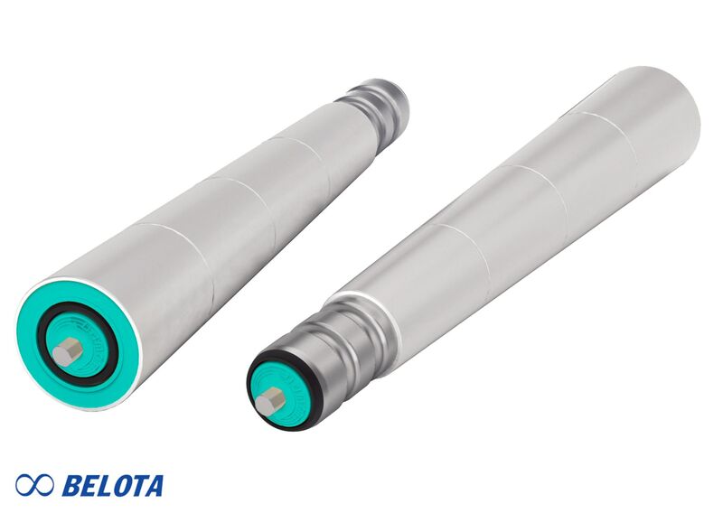 Con lăn côn có thiết kế đặc trưng với đường kính ống nhỏ dần về một phía