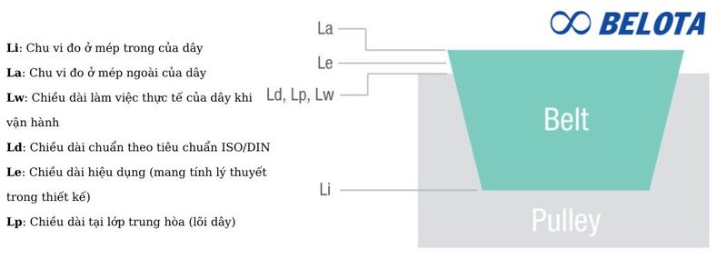  cùng một sản phẩm sẽ có nhiều giá trị chiều dài khác nhau