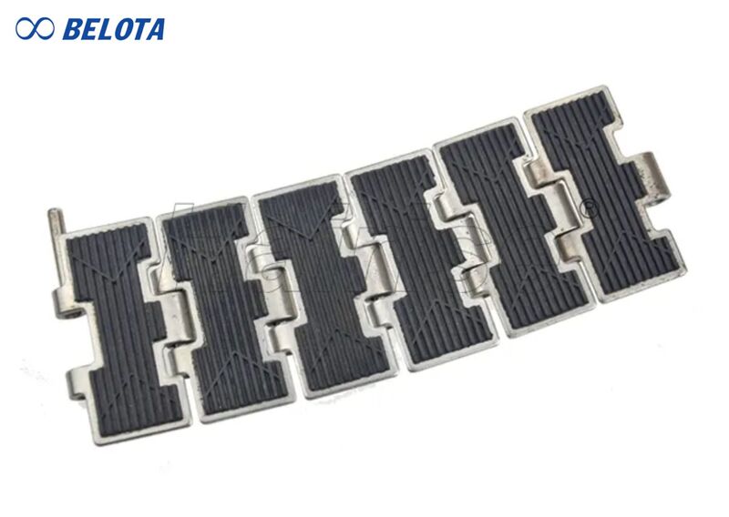 Đặc điểm và ưu điểm của băng tải xích inox gắn cao su