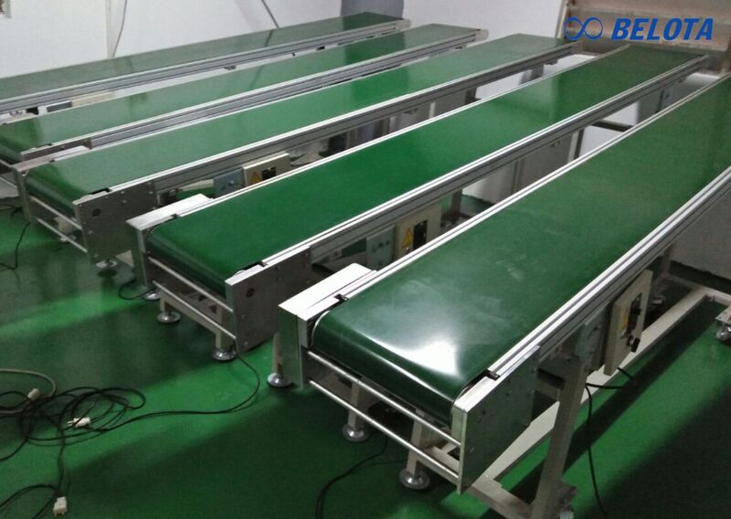 Dây băng tải thường làm từ vật liệu PVC/PU