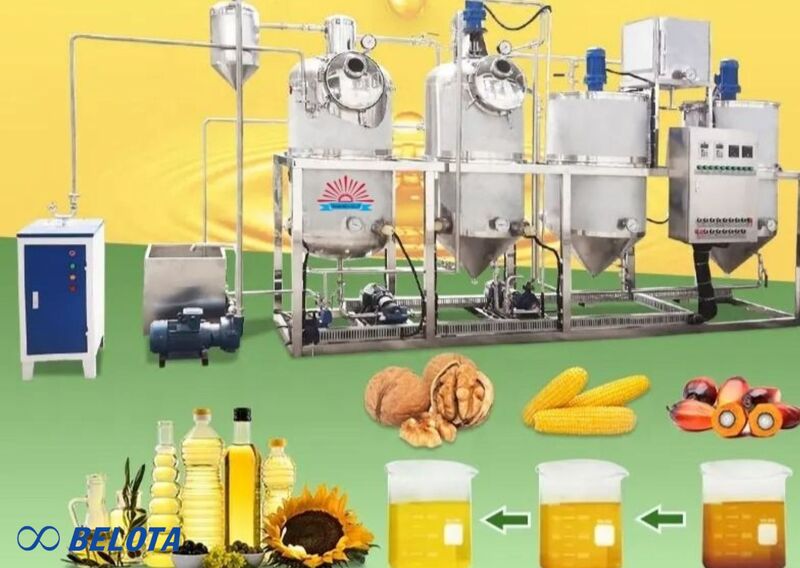 Dây chuyền sản xuất dầu ăn là hệ thống máy móc được thiết kế đồng bộ nhằm sản xuất dầu ăn từ các loại nguyên liệu khác nhau