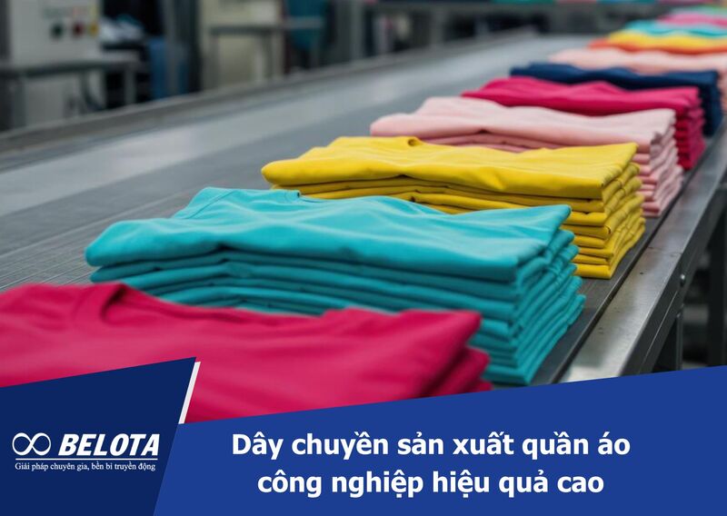 Dây chuyền sản xuất quần áo công nghiệp hiệu quả cao