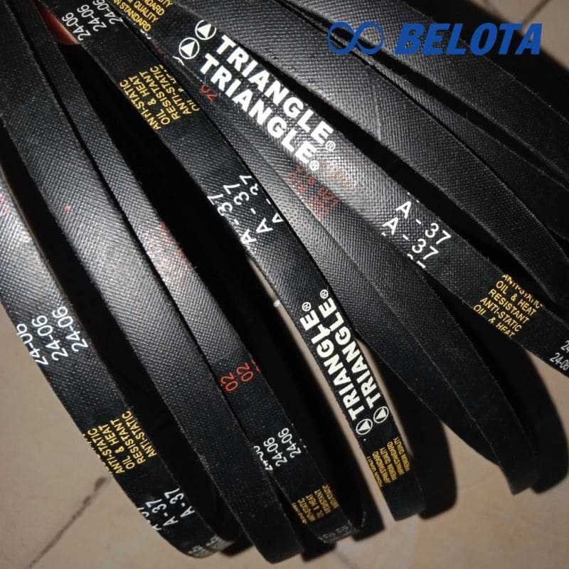 Dây curoa A37 được sản xuất theo tiêu chuẩn RMA