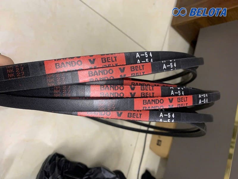 Dây curoa bản B được sử dụng rộng rãi nhờ khả năng chịu tải lớn