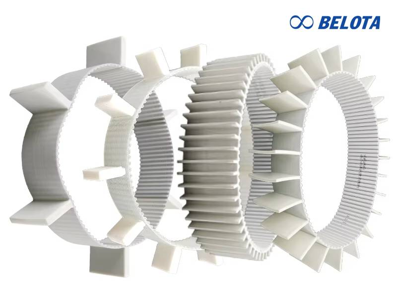 ​​​​​​​Dây curoa PU gắn gờ