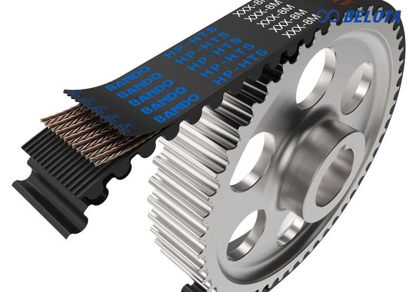 Dây curoa răng 8M dùng được trong hệ thống công nghiệp nào