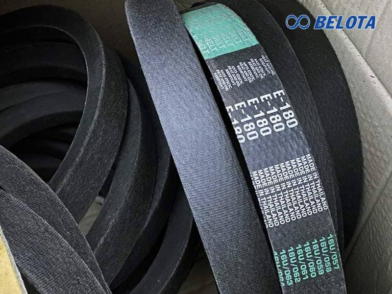 Dây curoa thang bản E được sử dụng trong hệ thống truyền động công nghiệp tải nặng