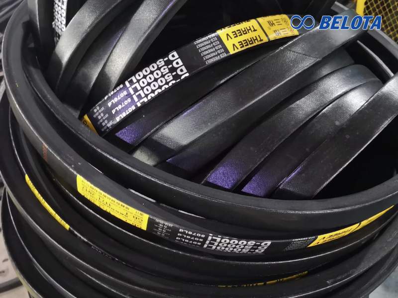 Dây curoa thang (V-belt) được sử dụng rộng rãi trong nhiều lĩnh vực