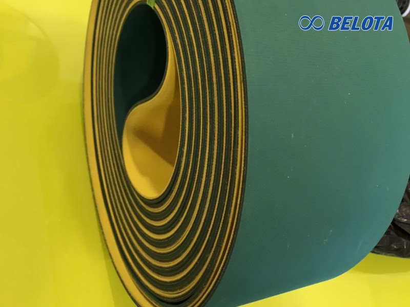 Dây đai dẹt xanh vàng