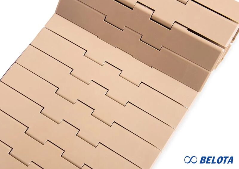 Dây xích được sản xuất từ nhựa POM, PE hoặc PA có khả năng chịu mài mòn