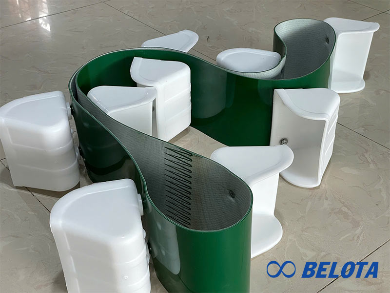 Gầu tải dây băng sử dụng dây băng PVC