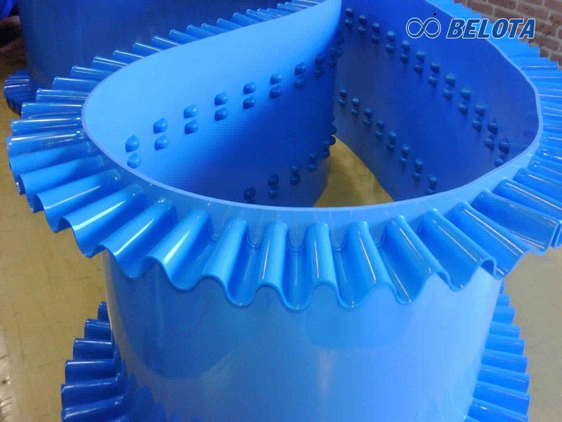 Băng tải PU đồng nhất bước răng 50mm