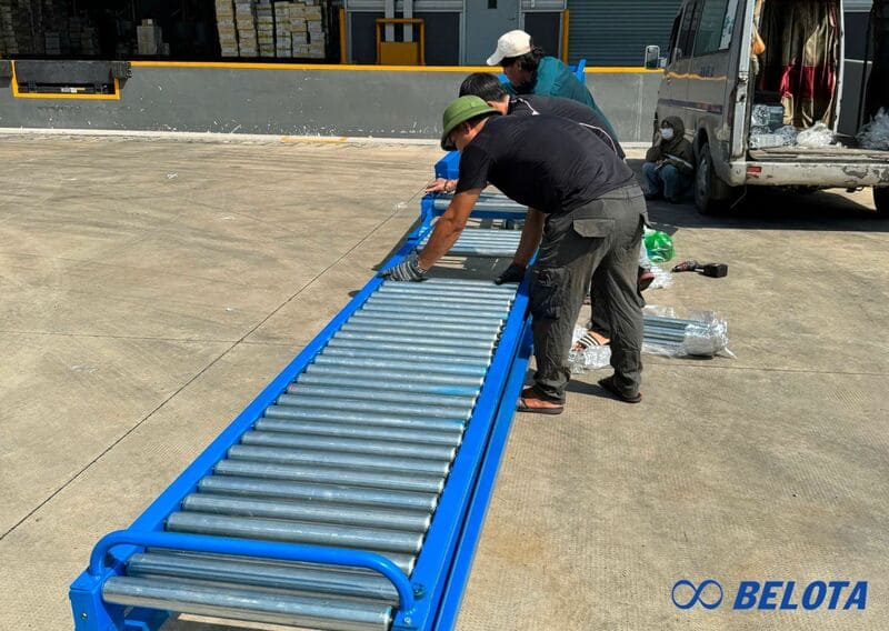 Gia công, lắp ráp băng tải
