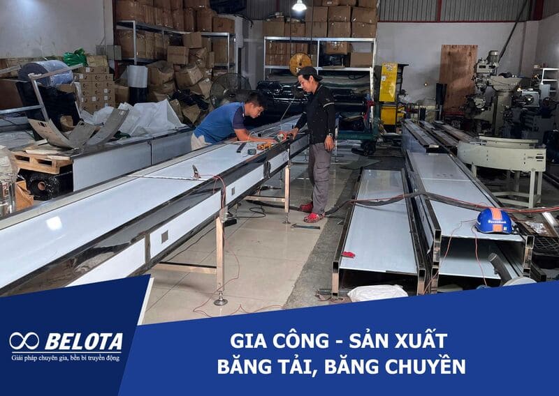 Gia công - sản xuất băng tải, băng chuyền