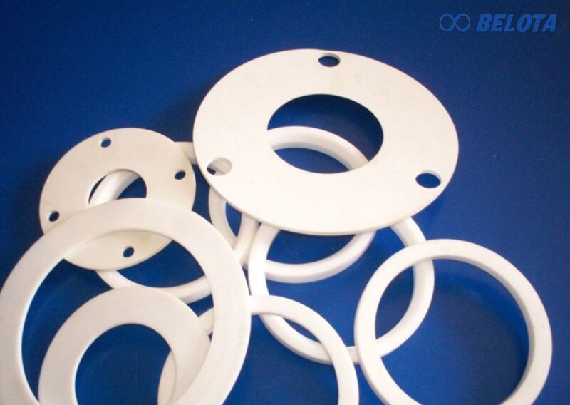 Gioăng Teflon chịu nhiệt (PTFE) là sản phẩm được chế tạo từ vật liệu Polytetrafluoroethylene