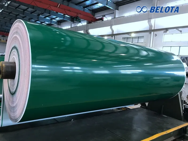 Green PVC Conveyor Belts