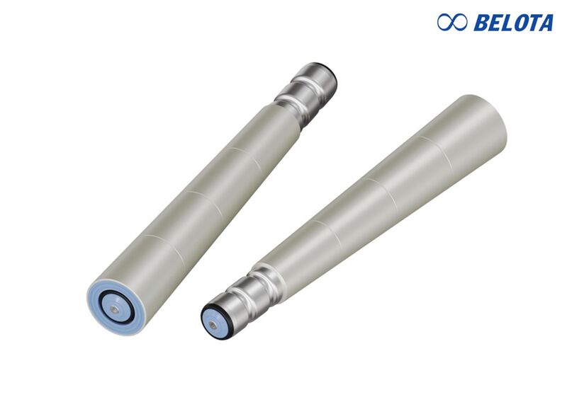 Grooveless tapered roller