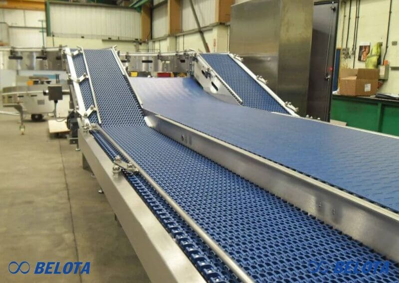 Hệ thống băng tải được sử dụng chính trong vận chuyển hàng hóa, linh kiện