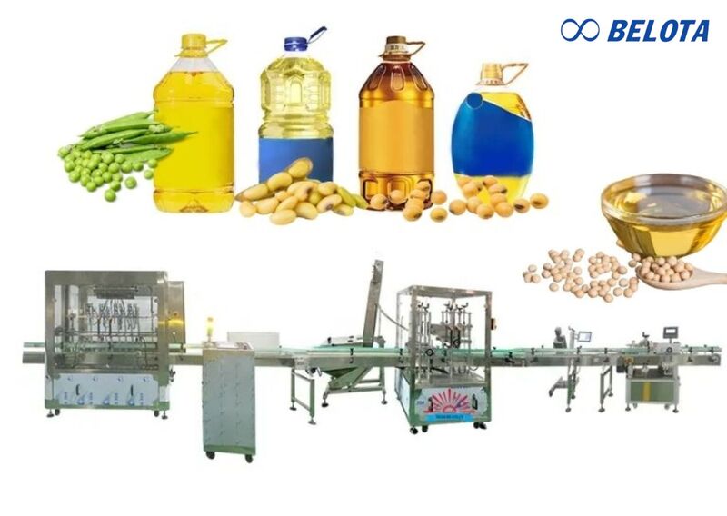 Hệ thống máy móc chính trong sản xuất dầu ăn