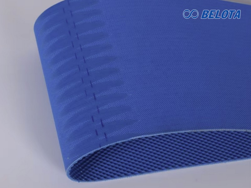 Hiệu suất vận hành băng tải PU nhám caro