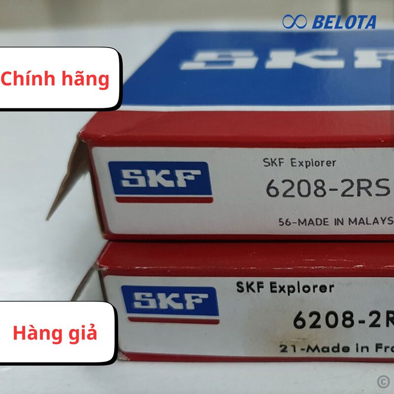 Vòng bi SKF chính hãng và cách phân biệt hàng giả