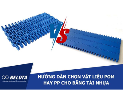 Hướng dẫn lựa chọn băng tải nhựa mặt kín hay mặt hở