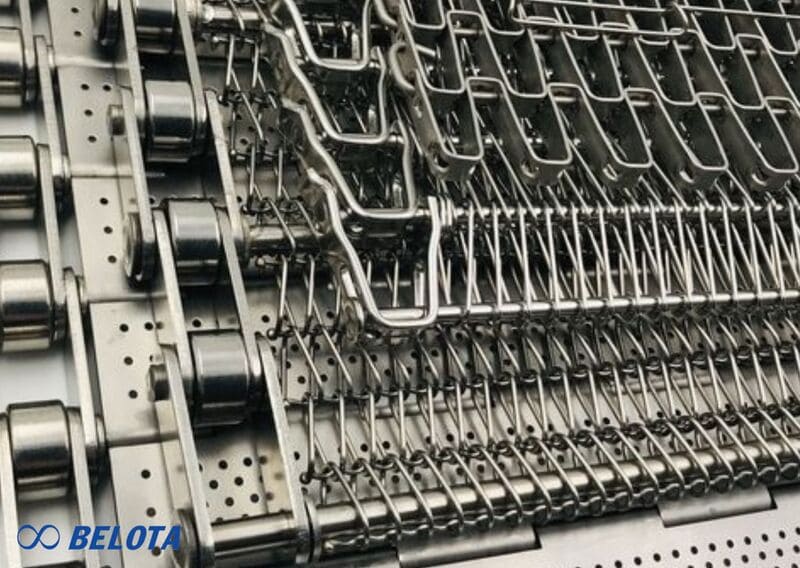 Inox 304 và Inox 316 là hai chất liệu phổ biến nhất dùng cho băng tải lưới