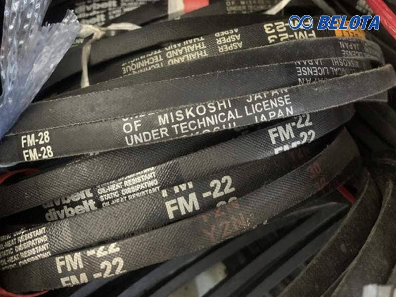 Kích thước tiêu chuẩn của dây curoa bản FM