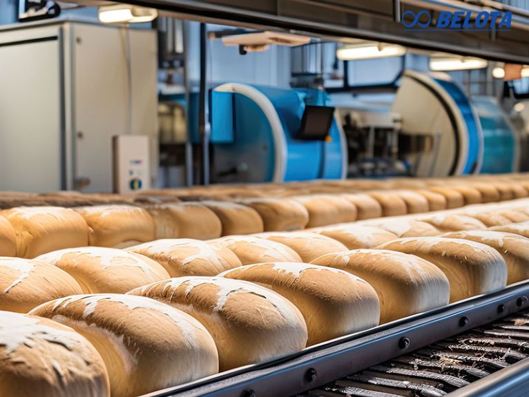 Lợi ích khi tích hợp băng tải vào dây chuyền sản xuất bánh bông lan