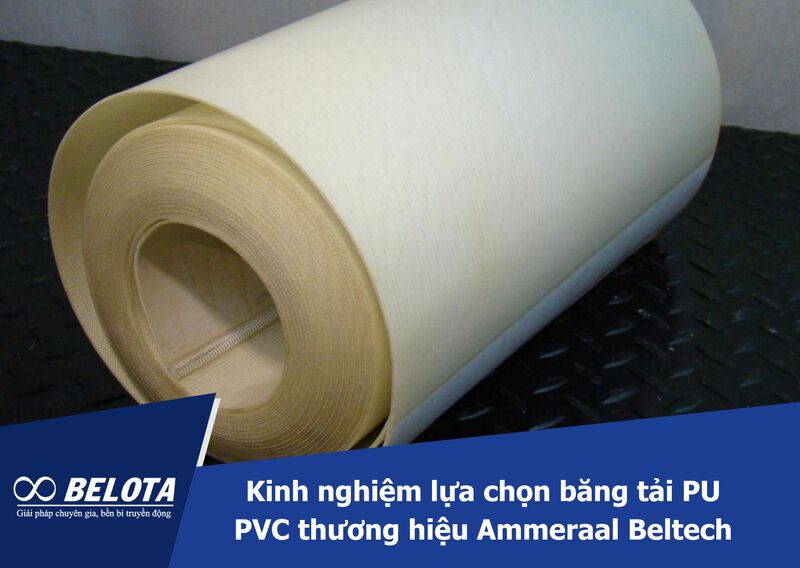 Kinh nghiệm lựa chọn băng tải PU PVC thương hiệu Ammeraal Beltech