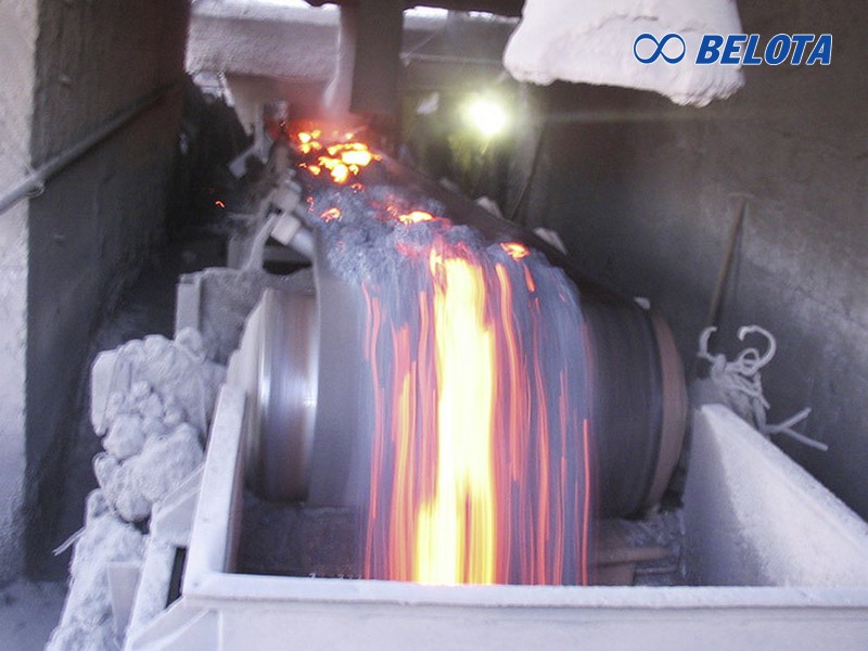 Lưu ý khi sử dụng băng tải cao su chịu nhiệt