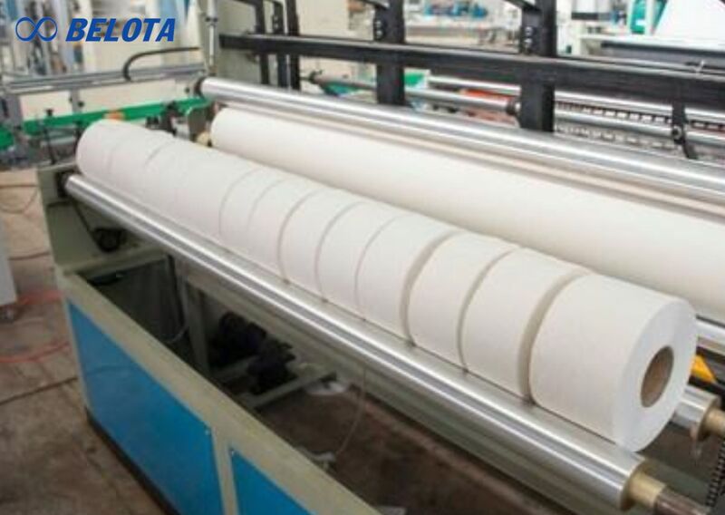 Máy cắt cuộn giấy