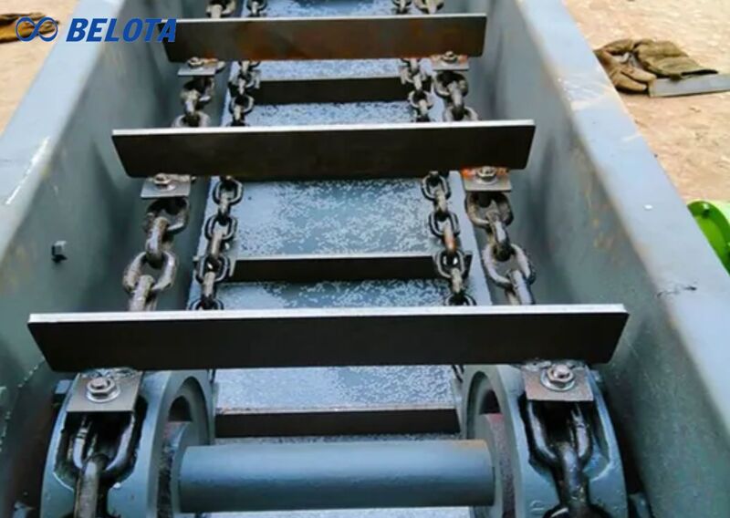 Nguyên lý hoạt động của băng tải xích cào